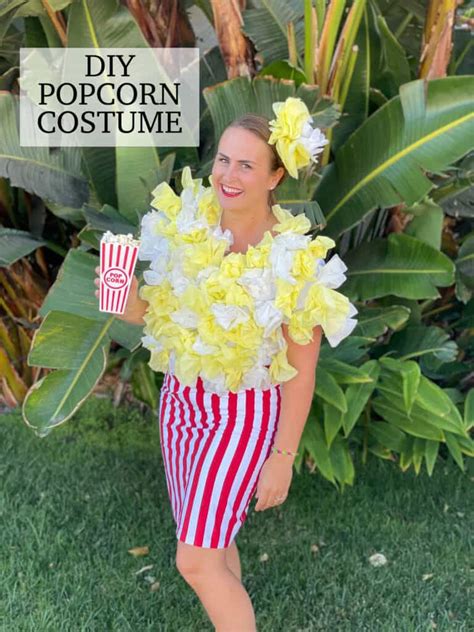 Diy Popcorn Costume Free Diy Tutorial Peek A Boo Pages Costumes