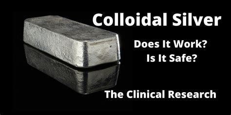 Colloidal Silver Does It Work Is It Safe Supplement Clarity
