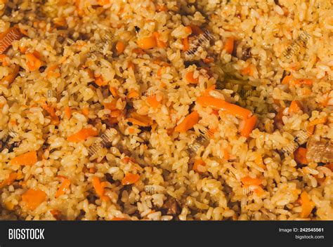 Rice Pilaf Meat Carrot Image Photo Free Trial Bigstock