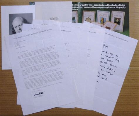 A Collection Of 6 Typed Letters Signed And One Autograph Letter