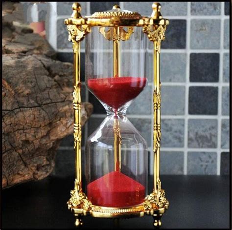 Antique Floral Decorative Hourglass Sand Timer15 Minute Etsy