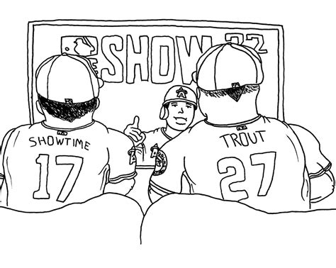 Mike Trout Lockout Art I Love Mike Trout
