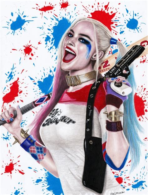 Dc Extended Universe Films Drawing Harley Quinn By Jasmina Susak