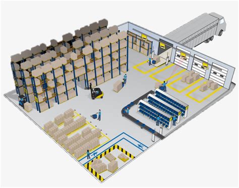 Almacen Warehouse Zones Transparent Png 970x700 Free Download On
