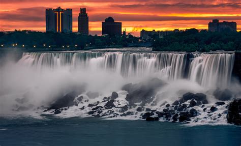 Niagara Falls At Sunrise Hd Wallpaper