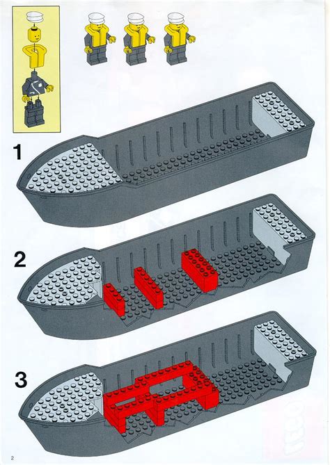 Lego 4021 Police Patrol Boat Instructions Boats
