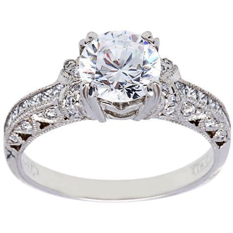 A much lower price almost always indicates that a piece is a cubic zirconia and not a diamond. Tacori Platinum Cubic Zirconia 2/5ct TDW Diamond ...