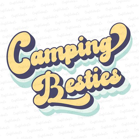 Camping Besties Png Camping Retro Sublimation Summer Vintage Etsy