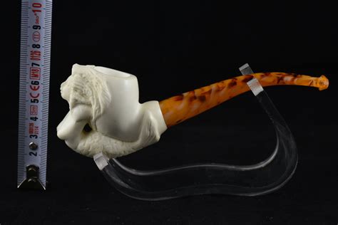 Mermaid Pipe Naked Woman Pipe Erotic Meerschaum Pipe Hand Carved Pipe Handmade Pipe Smoking