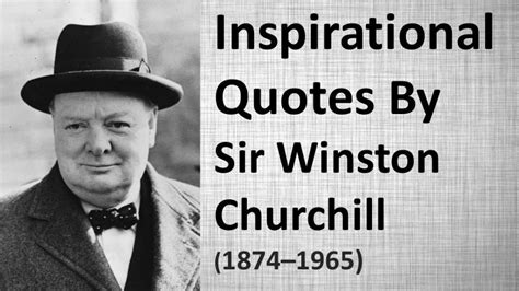Winston Churchill Famous Quote As Prime Minister During World War Ii
