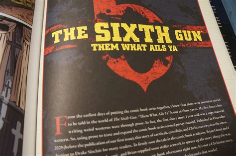 spotlight on the sixth gun hardcover gunslinger edition comic vine