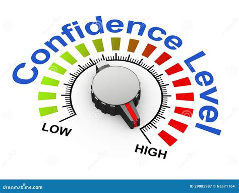 3d Knob Confidence Level Stock Illustration Illustration Of Maximize