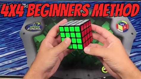 How To Solve A 4x4 Rubiks Cube Easy Method Youtube