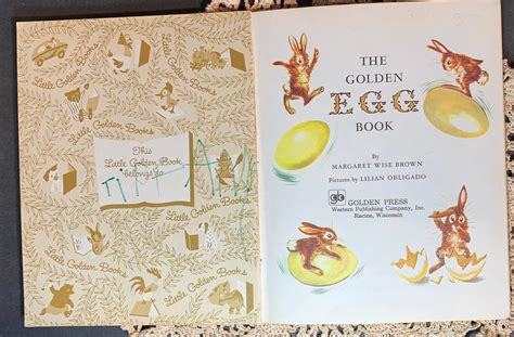 The Golden Egg Book By Margaret Wise Brown Little Golden Etsy