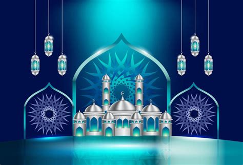 Islamic Holiday Celebration Background Designed With Illustration Of