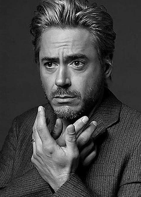 Robert Downey Jr Iron Man Black And White Bnw Ritratti Di