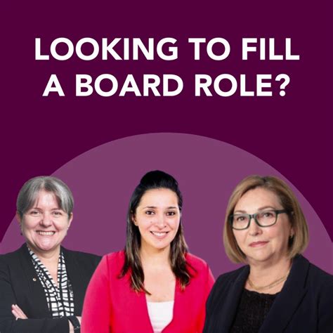 Women On Boards Aus On Twitter Looking To Fill A Board Role Tap Into