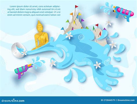 card songkran festival in thailand royalty free vector image hot sex picture