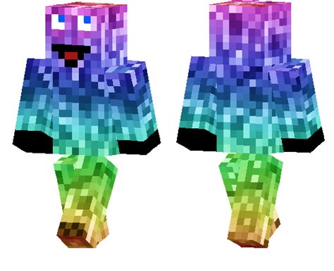 Rainbow Guy Minecraft Pe Skins