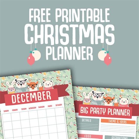 Free Printable Christmas Planner Pack The Cottage Market