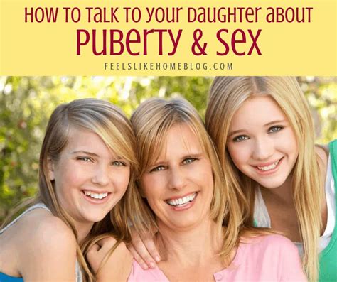 how to talk to your daughter about puberty and sex ondecknews