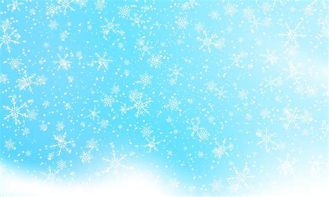 Premium Vector Falling Snow Background Vector Illustration