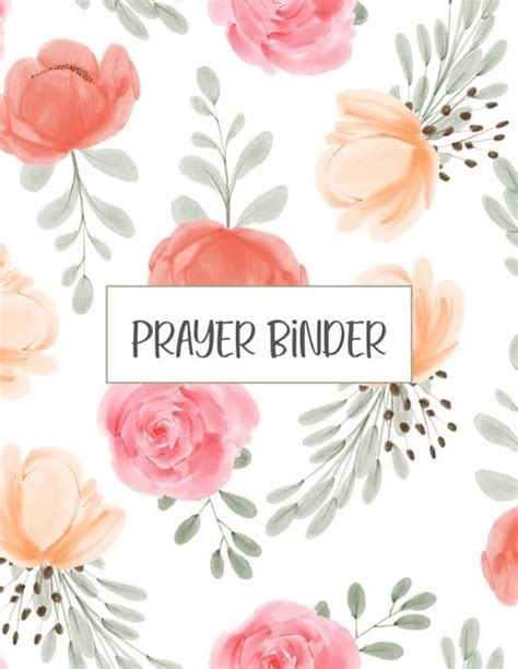 12 Printable Prayer Binder Covers My Printable Faith