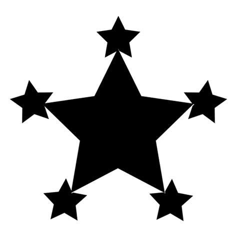 Star Silhouette 18 Transparent PNG SVG Vector File