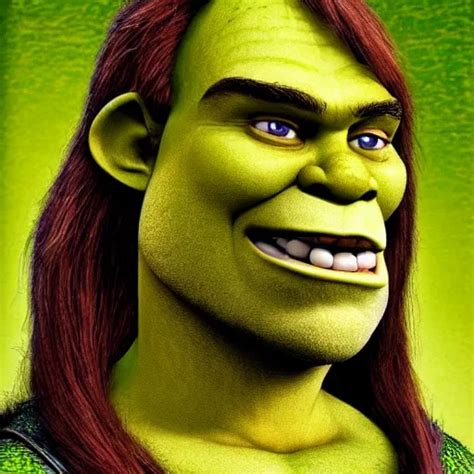 Krea Shrek From Shrek With Long Lush Golden Hair Attractive Muscular