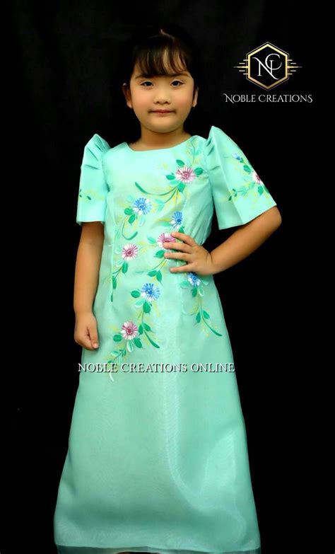 Pin On Kids Filipiniana Dress