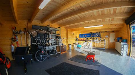 Custom designed cabins that fit your budget. GARAGE LOG CABIN | Loghouse.ie