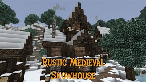 Use these tips to create a villa, treehouse, farmhouse, etc. Minecraft - Gundahar Tutorials - Rustic Medieval Snowy ...