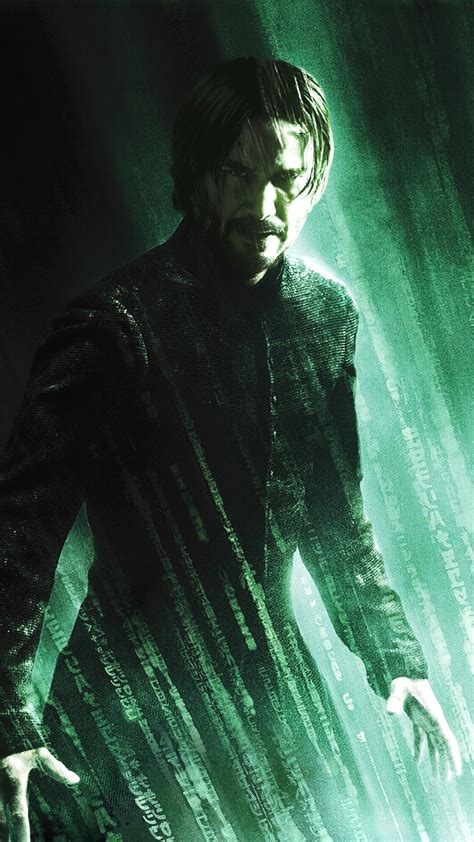 Keanu Reeves The Matrix Resurrections Movie Wallpaper