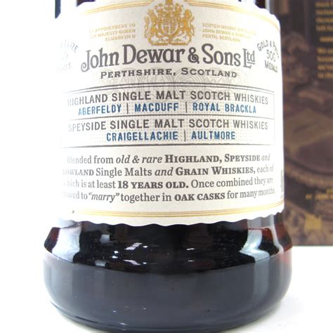 dewar s 18 year old the vintage whisky auctioneer