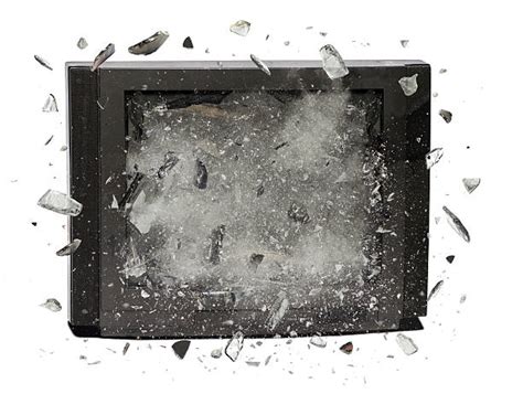 Cracked Tv Screen Stock Photos Pictures And Royalty Free Images Istock