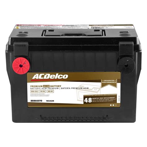 Acdelco® Chevy Corvette 2001 Professional™ Gold Series Agm Battery