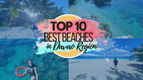 top 10 beaches in davao region youtube