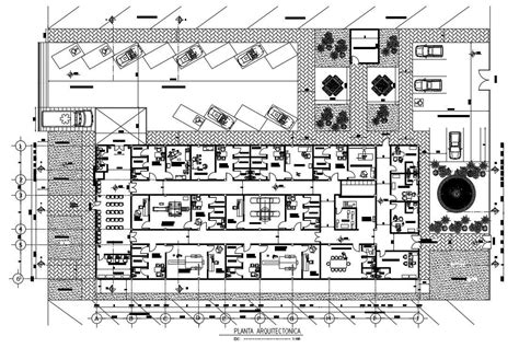 Commercial Office Floor Plan Drawing Specified In This File Download