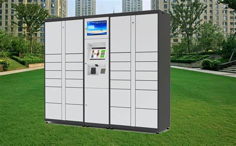 Parcel Package Delivery Locker Intelligent Lockers With Barcode Reader