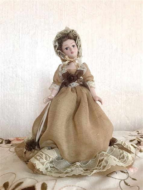 porcelain doll victorian style 7 8 etsy