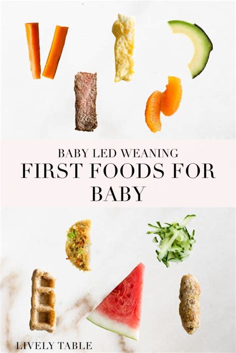 Babys Very First Foods For Baby Led Weaning Lively Table