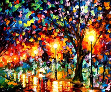 Leonid Afremov Oil On Canvas Palette Knife Buy Original Paintings