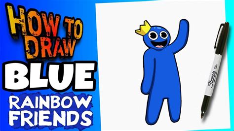 Como Dibujar A Blue De Roblox Rainbow Friends Vs Frid