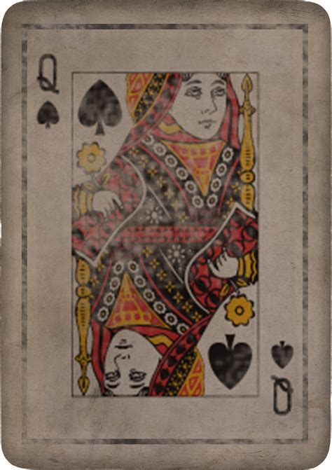 Vintage Playing Cards Queenpng