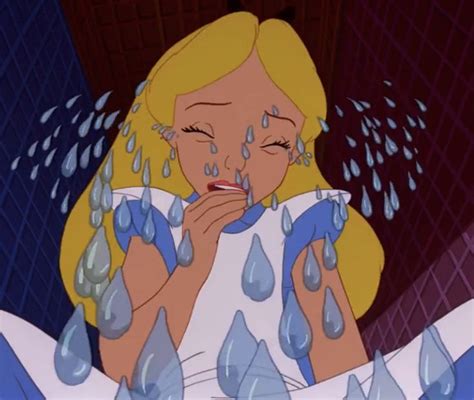 Alice In Wonderland 1951 Crying Print