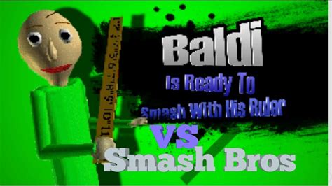 Baldis Basics Vs Smash Bros Animation Youtube