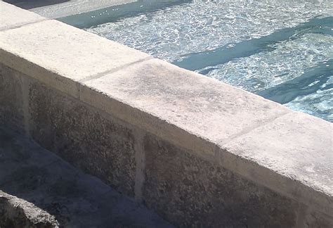 Concrete Swimming Pool Coping Margelle Massive OcrÉe Rouviere