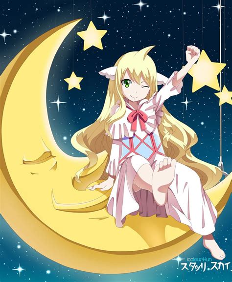 The moon is missing from the remote village of clear sky, but only a young boy named rendi seems to notice! Starry Sky | Fairy tail anime, Starry sky, Anime
