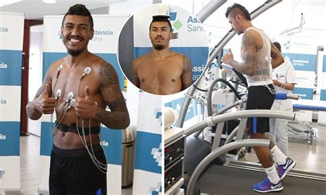 Barcelona News Paulinho Arrives At Nou Camp For Unveiling Daily Mail