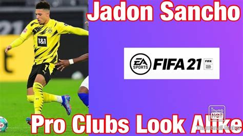 Jadon sancho fifa 21 has 5 skill moves and 3 weak foot, he is. Jadon Sancho- FIFA 21 Pro Clubs Look Alike - YouTube